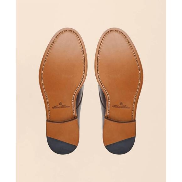 NEW BROOKS BROTHERS men\'s salinger blucher shoes in brown main image 5